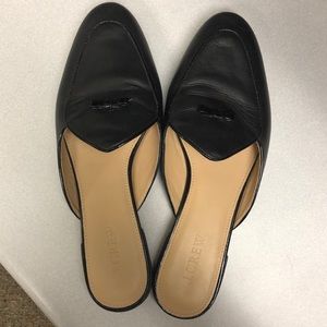 J crew black flats
